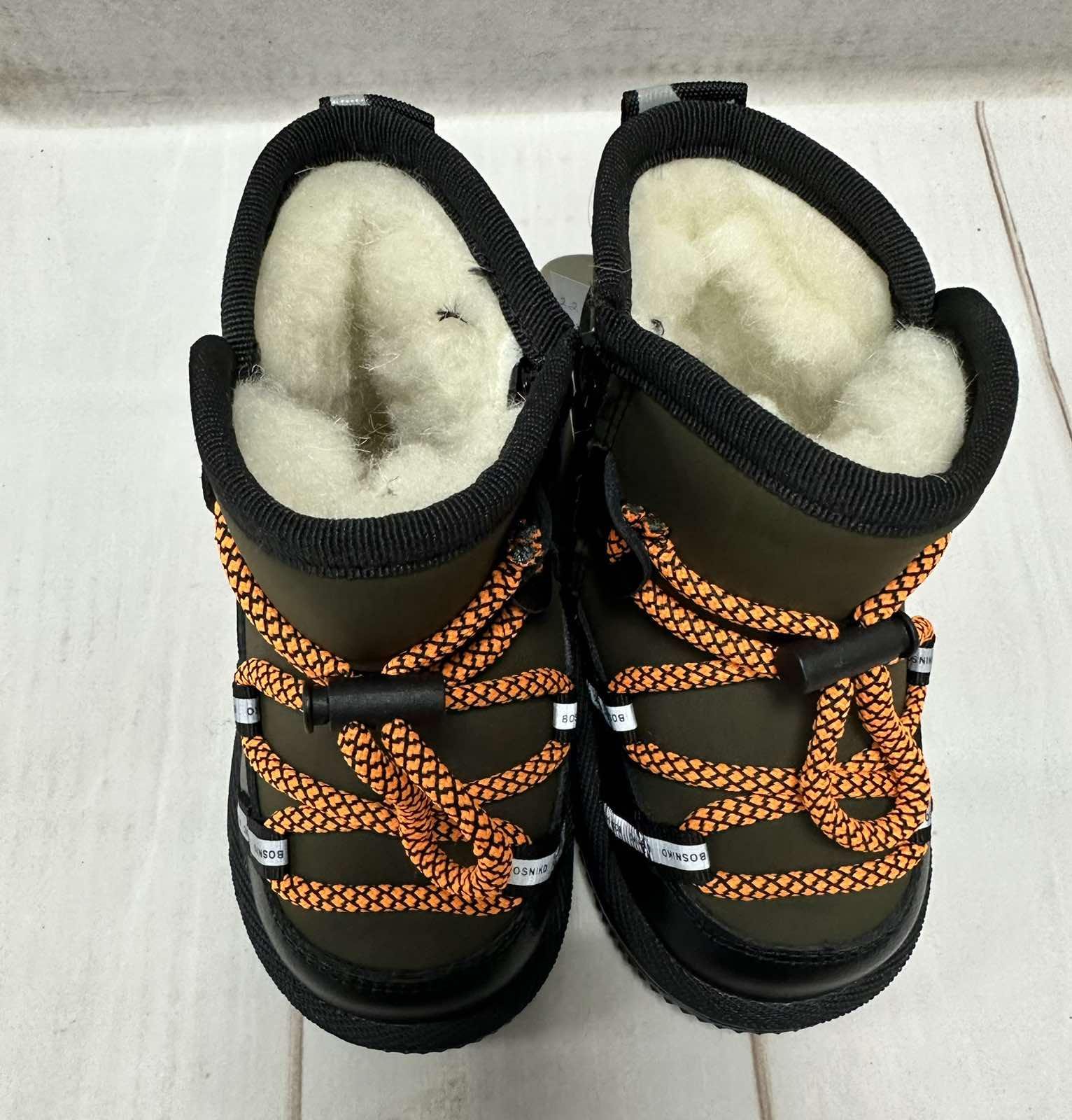 Дутики зимові дитячі W.Niko р. 25 15 см Чорний/Хакі - фото 5 Дутики зимові дитячі W.Niko р. 25 15 см Чорний/Хакі - фото 5