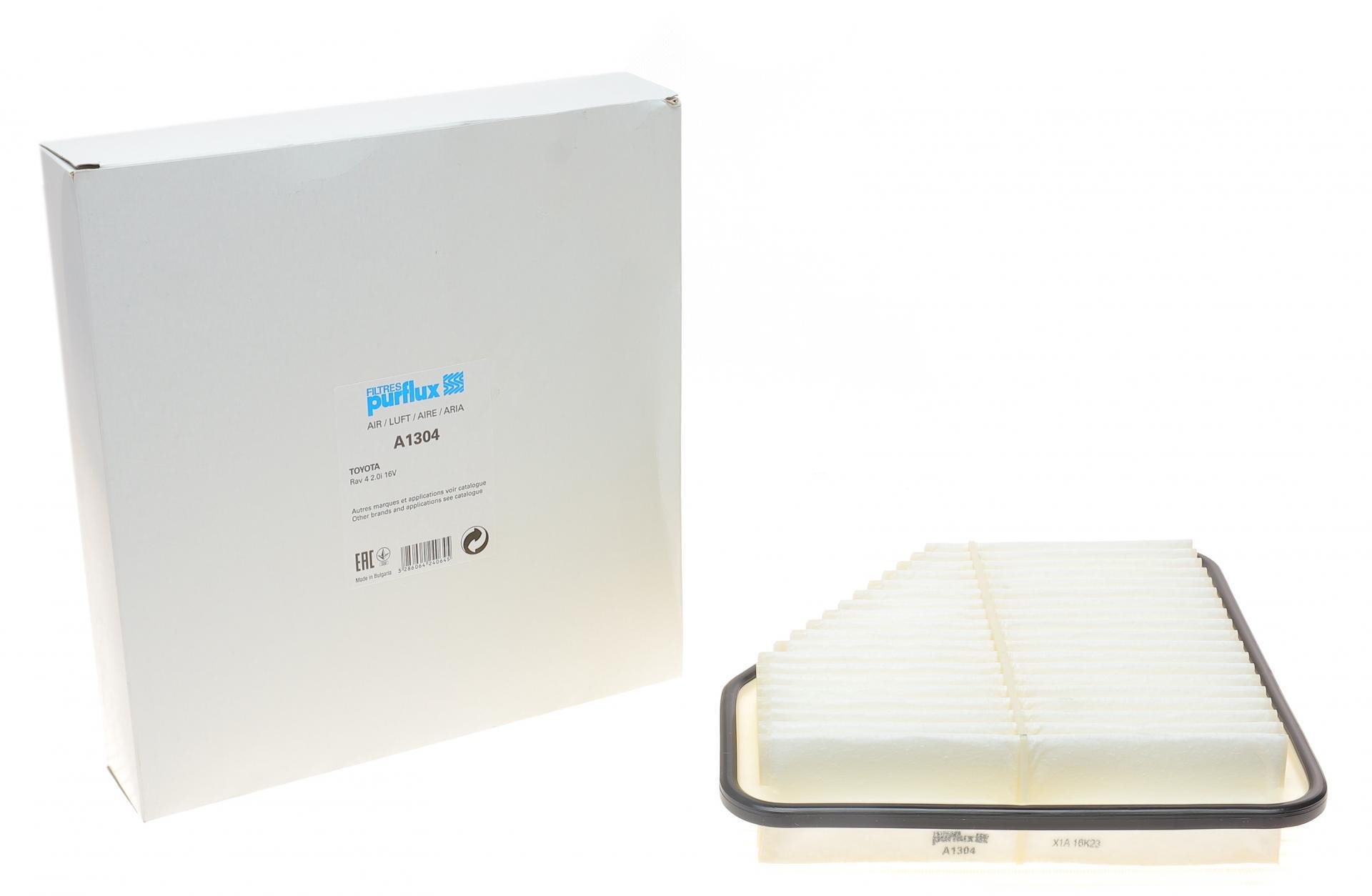 Фильтр воздушный PURFLUX для Toyota 2,0 4WD 06- (A1304)