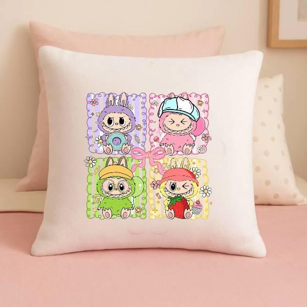 Подушка декоративна плюшева Labubu 30x30 см (29031474)