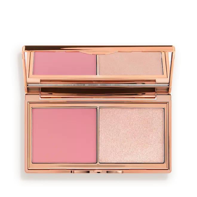 Палетка румян и хайлайтера Charlotte Tilbury Hollywood Blush&Glow Light to Medium 10 г (28537256)
