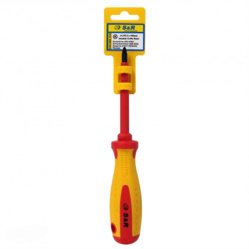 Викрутка S&R з профілем PZ2х100 мм 1000V (250088353) - фото 4