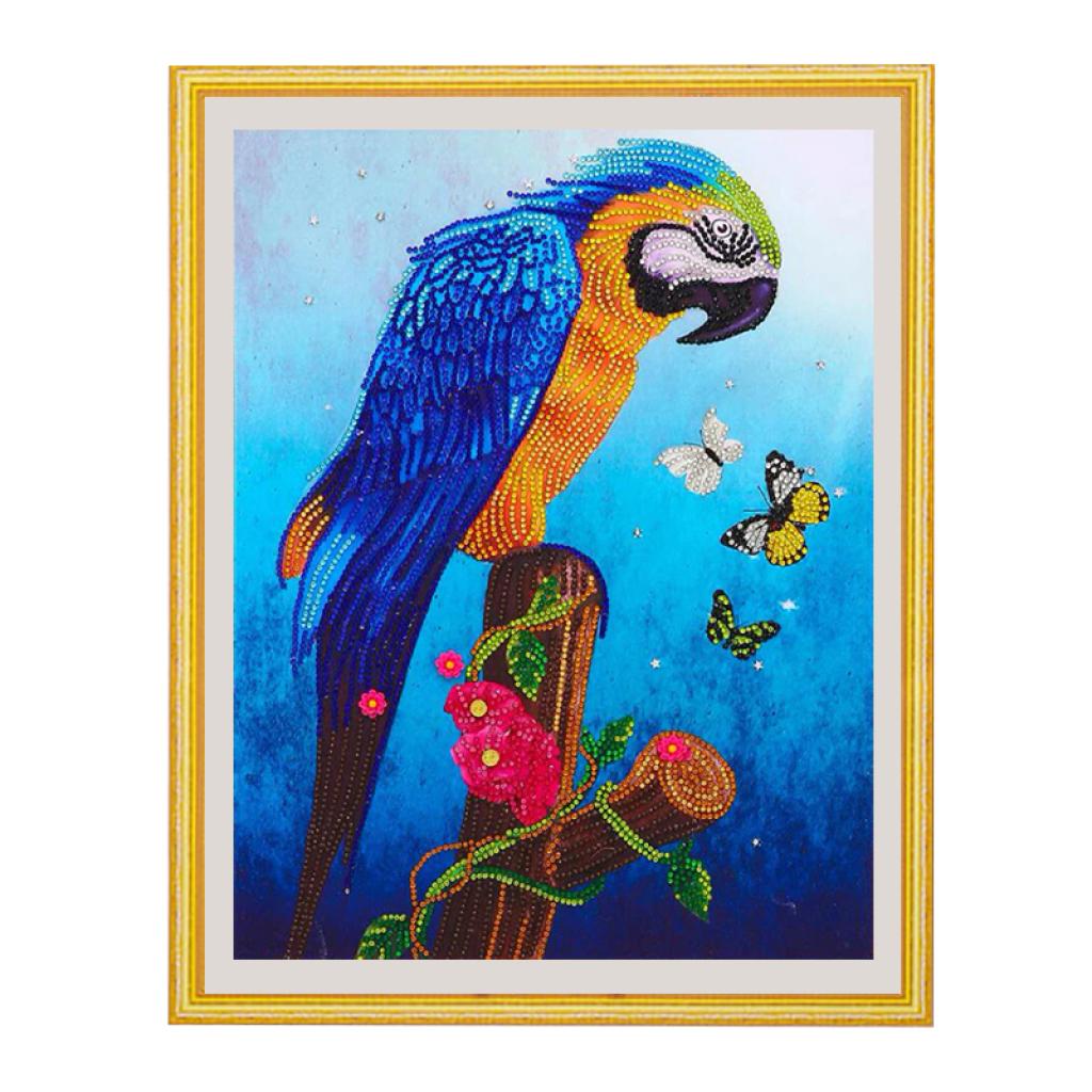 Алмазная мозаика Lesko DIY 4008 Попугай 50x40 см (1377914) Алмазная мозаика Lesko DIY 4008 Попугай 50x40 см (1377914)