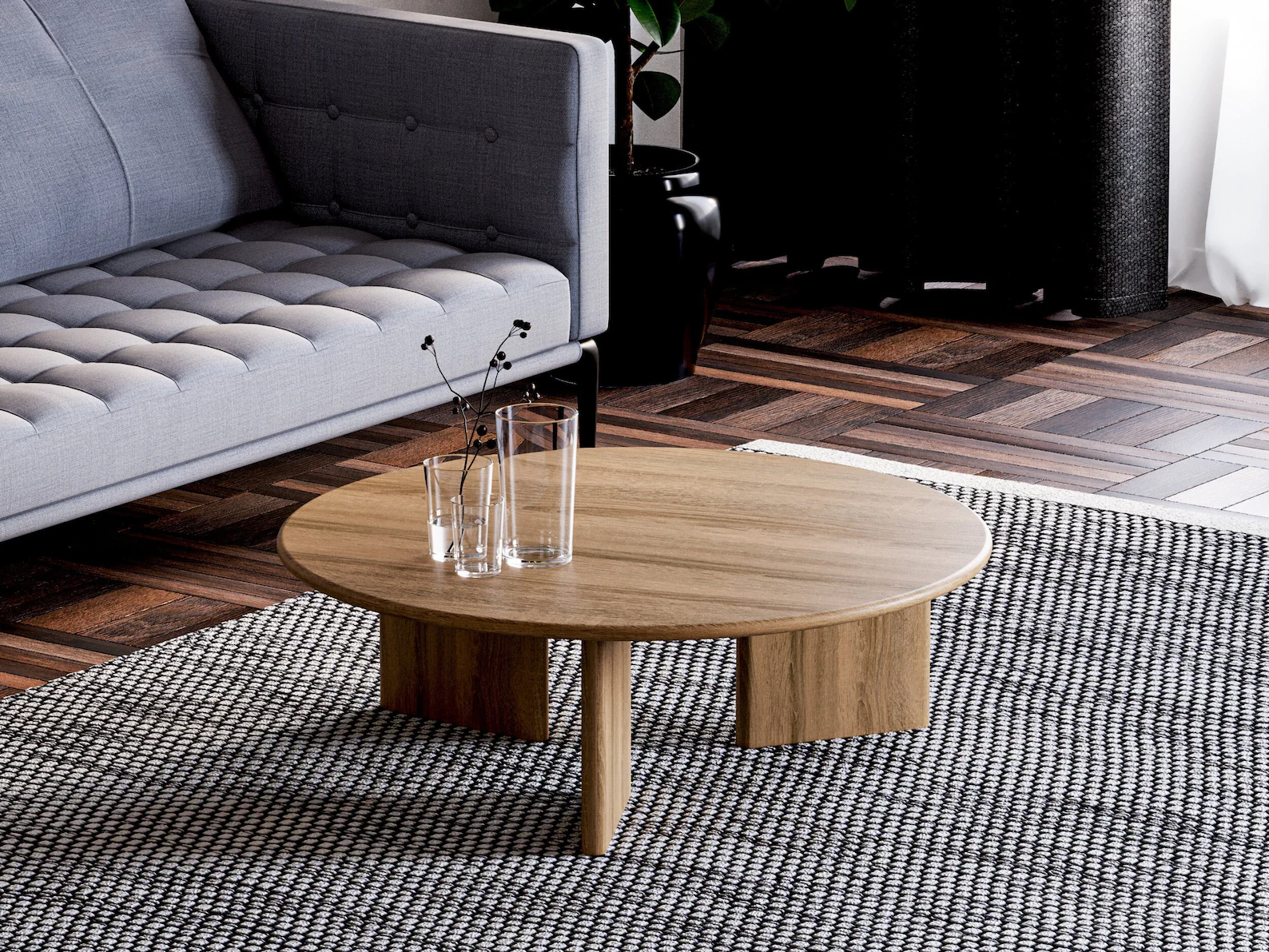 Журнальный столик Marty из массива дуба (28080054)