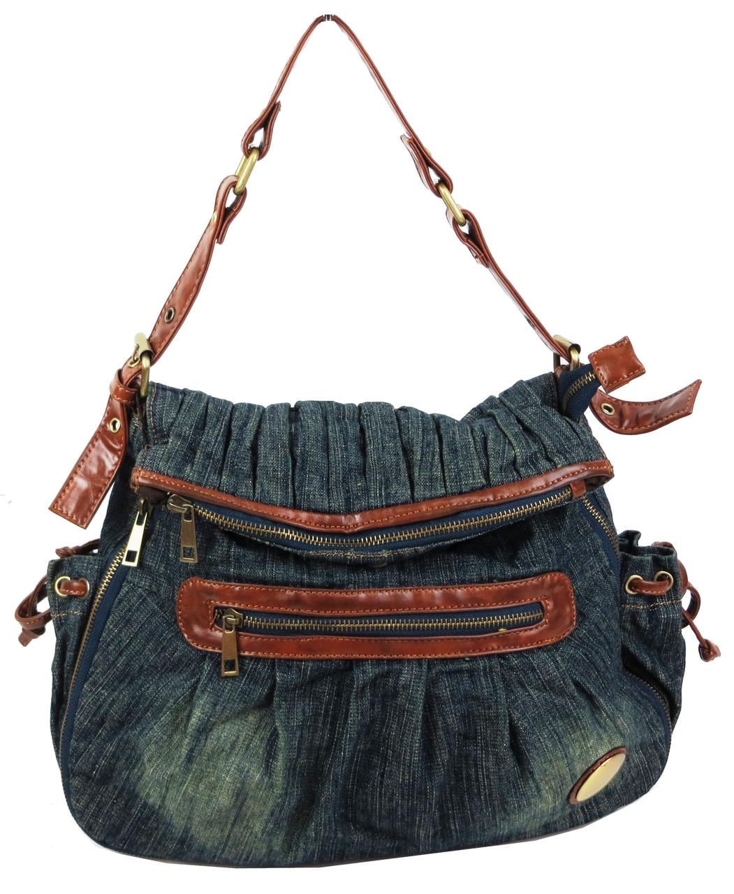 Сумка женская джинсовая коттоновая Fashion Jeans6081 Синий