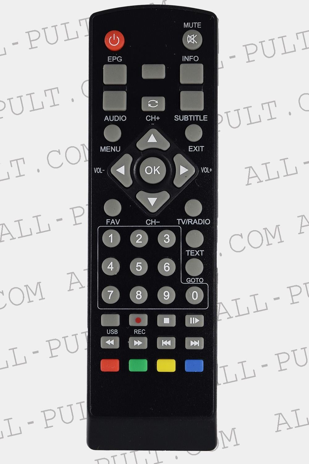 Пульт для DVB-T2 тюнера EPLUTUS DVB-127T (5142)