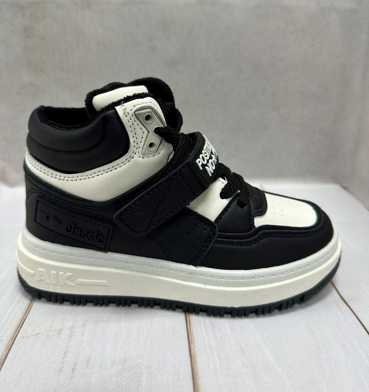 Черевики дитячі демісезонні хайтопи Jong Golf єврозима р. 34 Чорний/Білий (12129200)