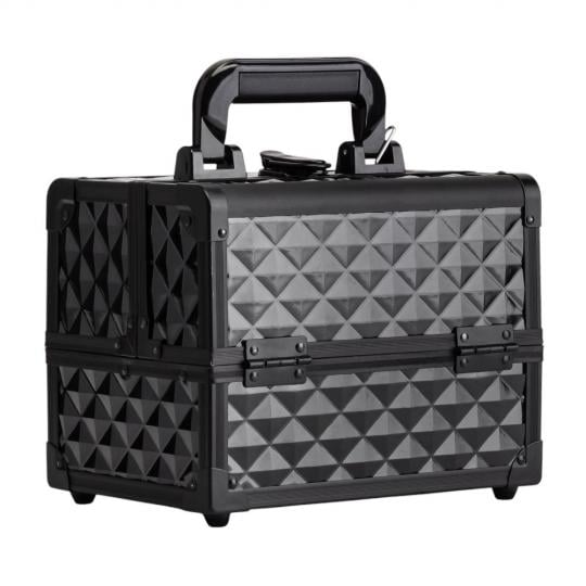 Кейс для косметики Elisey Симфония с зеркалом 24,5х19 см Черный (135-81-9205-027)