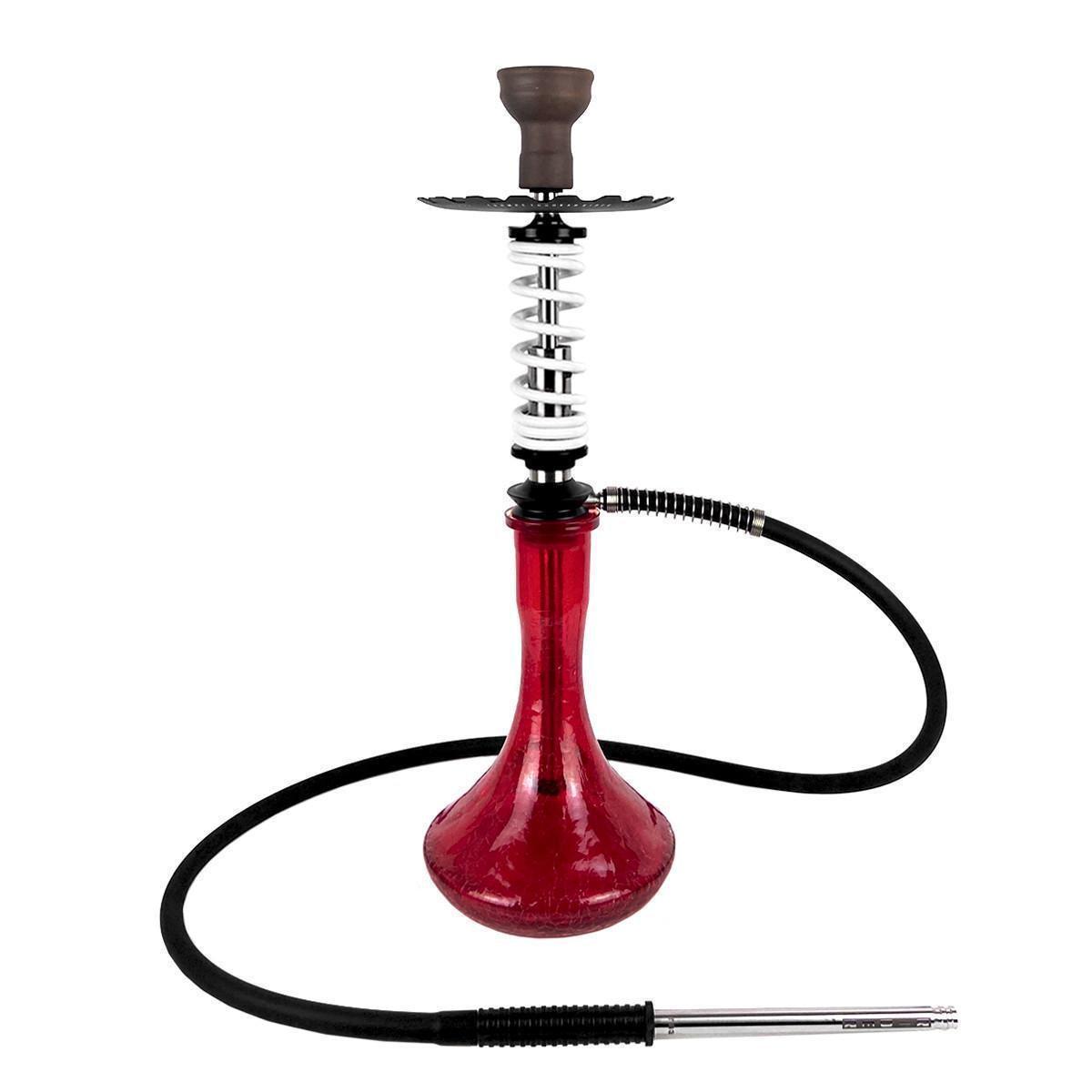 Кальян Hookah Trumpet Rider S White колба Crash Red