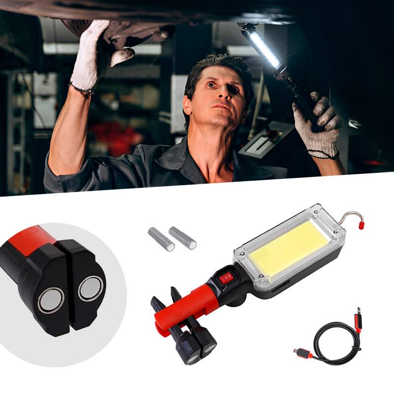 Фонарь аккумуляторный WOW ZJ-8859 COB с магнитом и крючком для подвешивания для СТО - фото 6 Фонарь аккумуляторный WOW ZJ-8859 COB с магнитом и крючком для подвешивания для СТО - фото 6