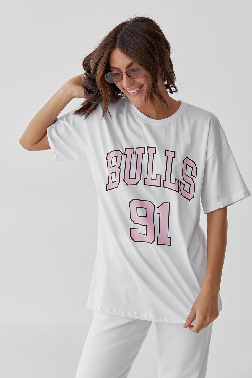 Футболка AURA istanbul "Bulls 91" L Белый (9541510)
