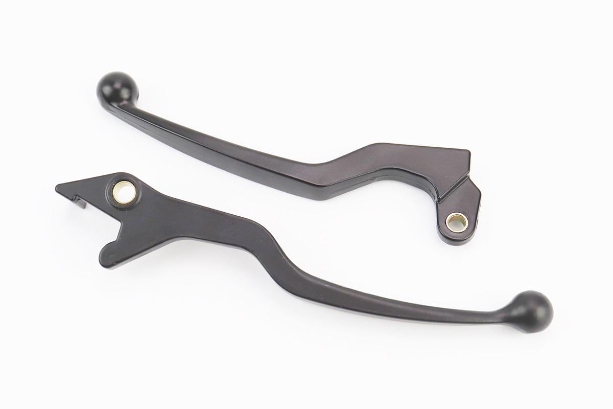 Рычаги руля к мотоциклу Viper-125-150J под сцепление и дисковый тормоз 2 шт. Черный