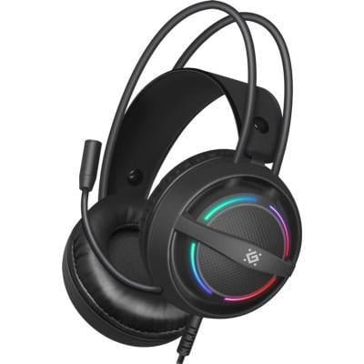 Гарнитура проводная игровая Defender Dexter RGB 2,2 м Черный (36262900)