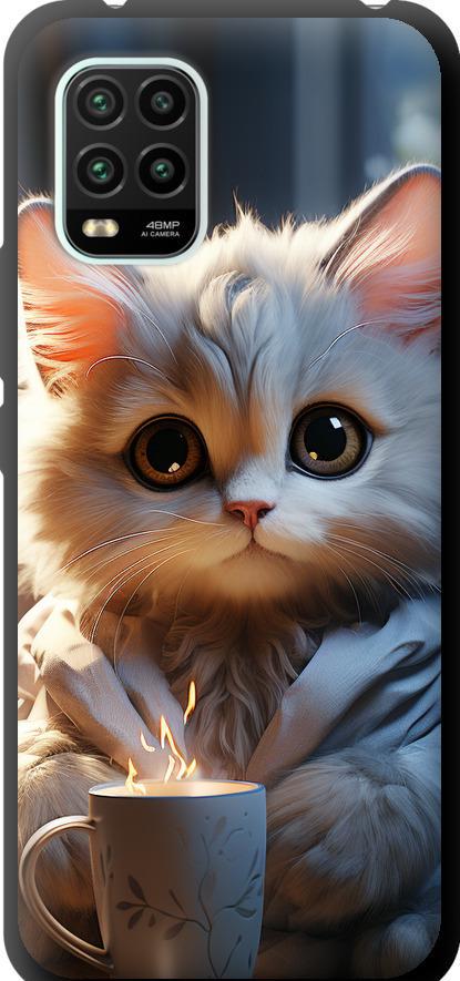 Чехол на Xiaomi Mi 10 Lite White cat (5646b-1924-42517)