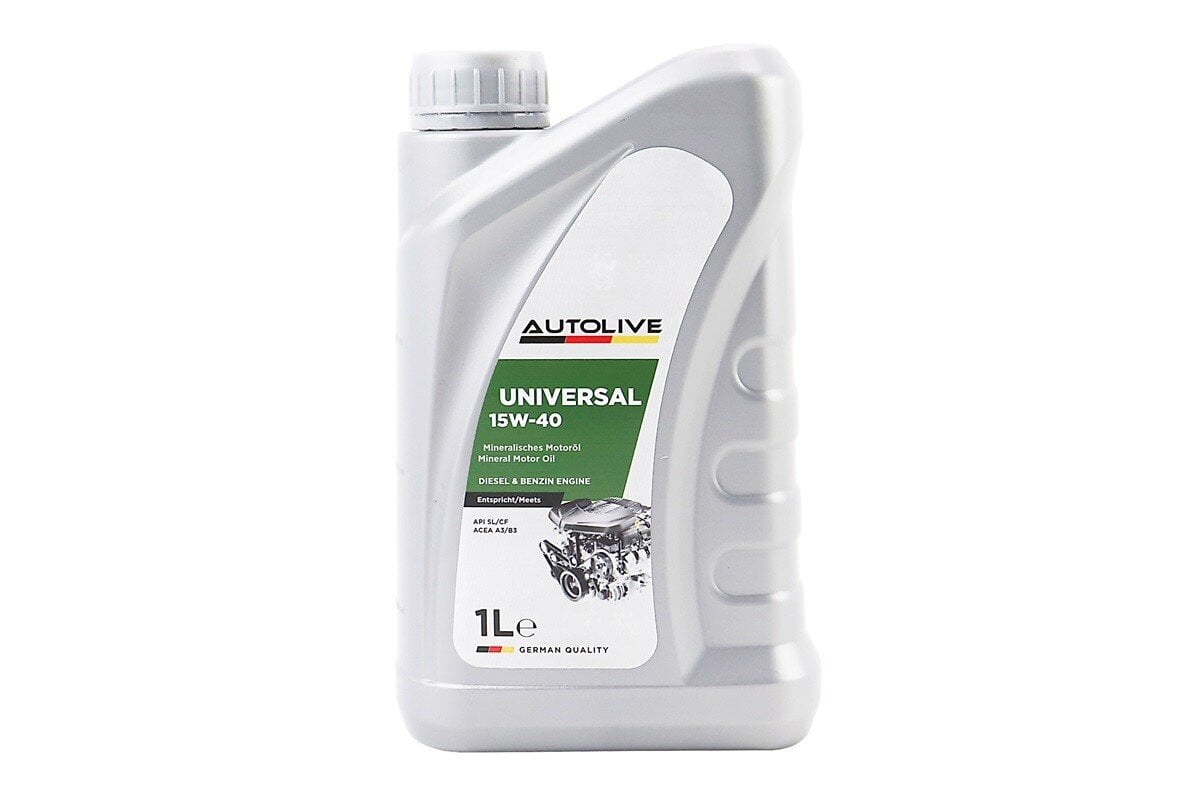 Олива моторна AUTOLIVE 4T 15W-40 мінеральна універсальна 1 л (10039385)