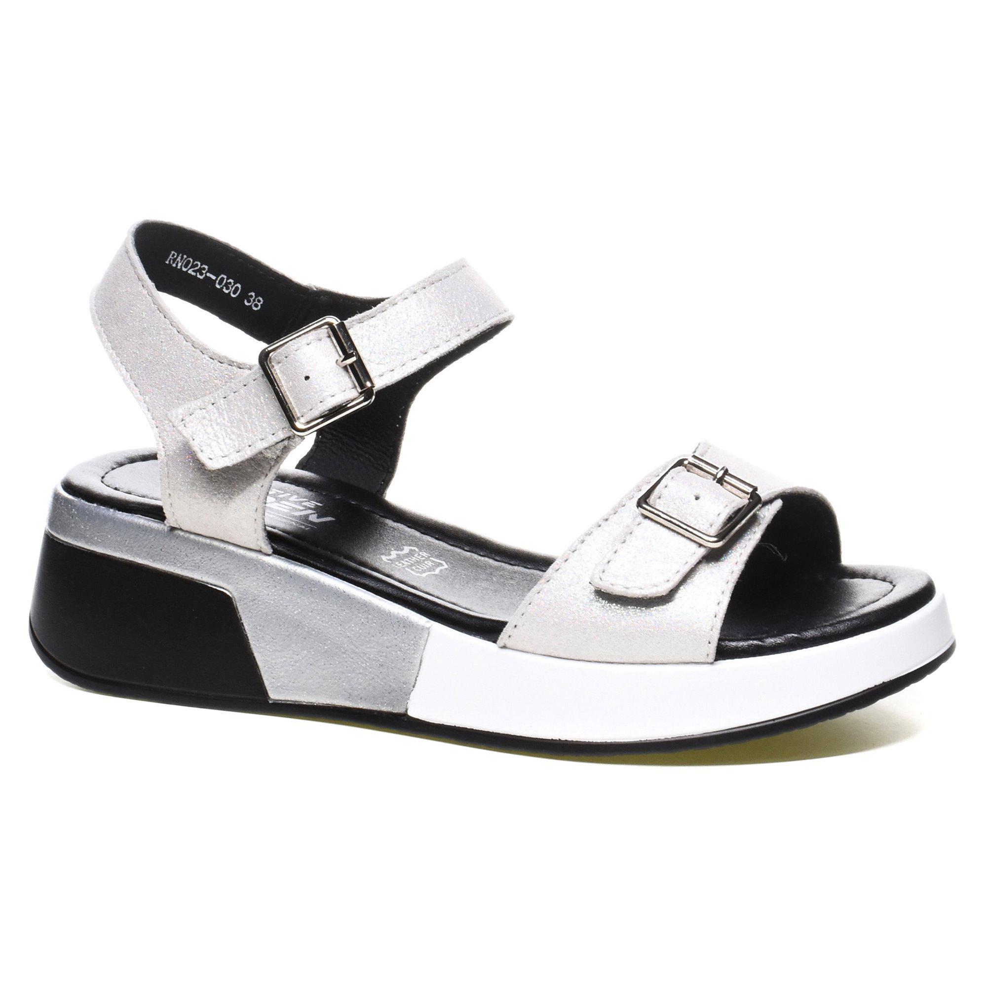 Сандалии женские Baden р. 36 Серебряный (069769-36)