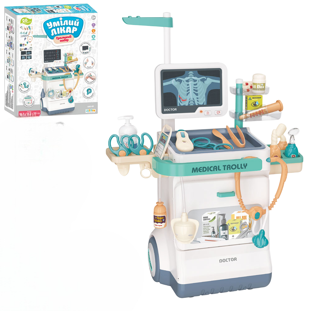 Дитячий ігровий набір лікаря Fun Game Умілий лікар 660-90 з медичними інструментамиу коробці (2789646543)