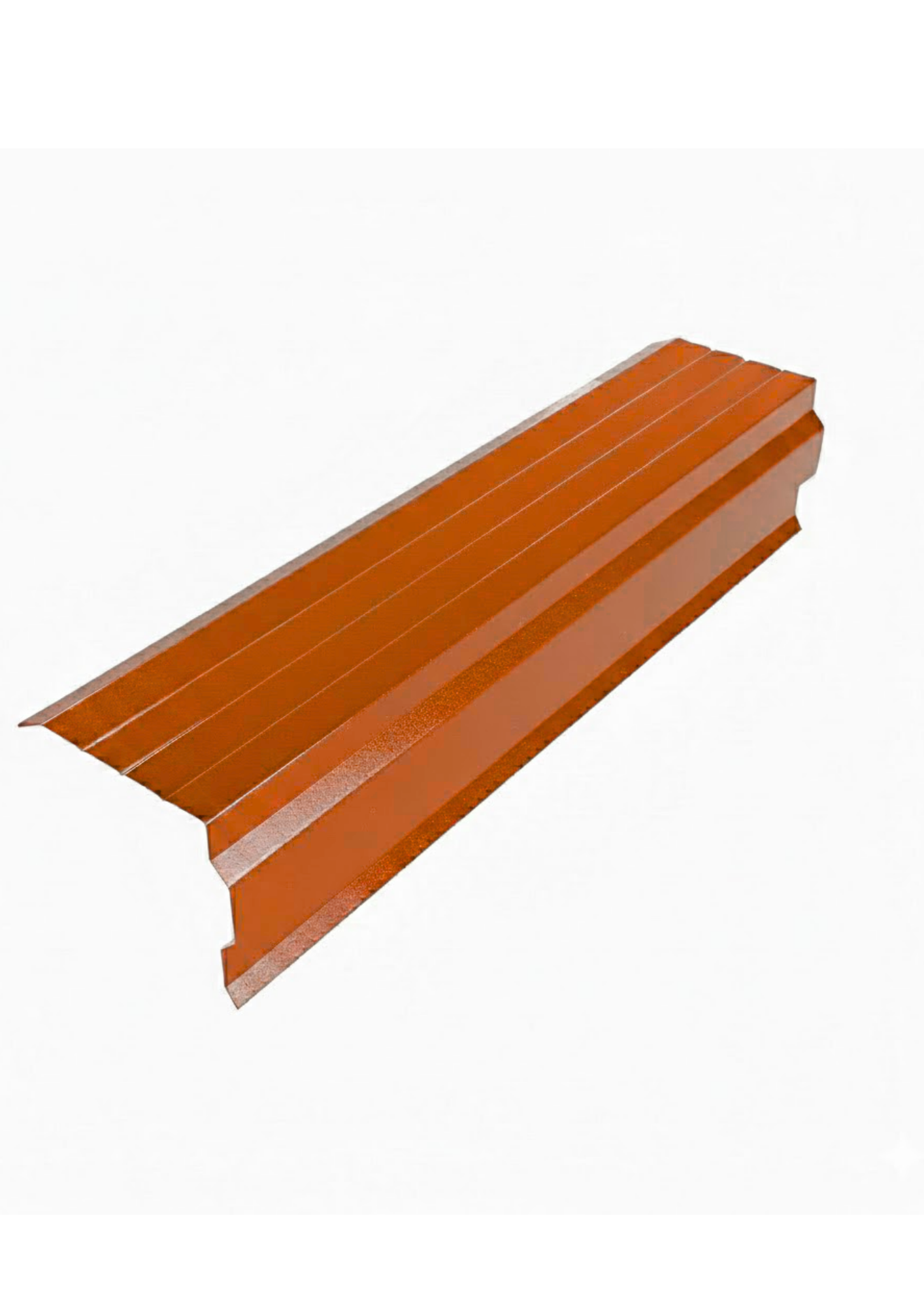 Планка торцевая усиленная SIMBUD KREP для крыши 2 м RAL8004 мат (31885294)