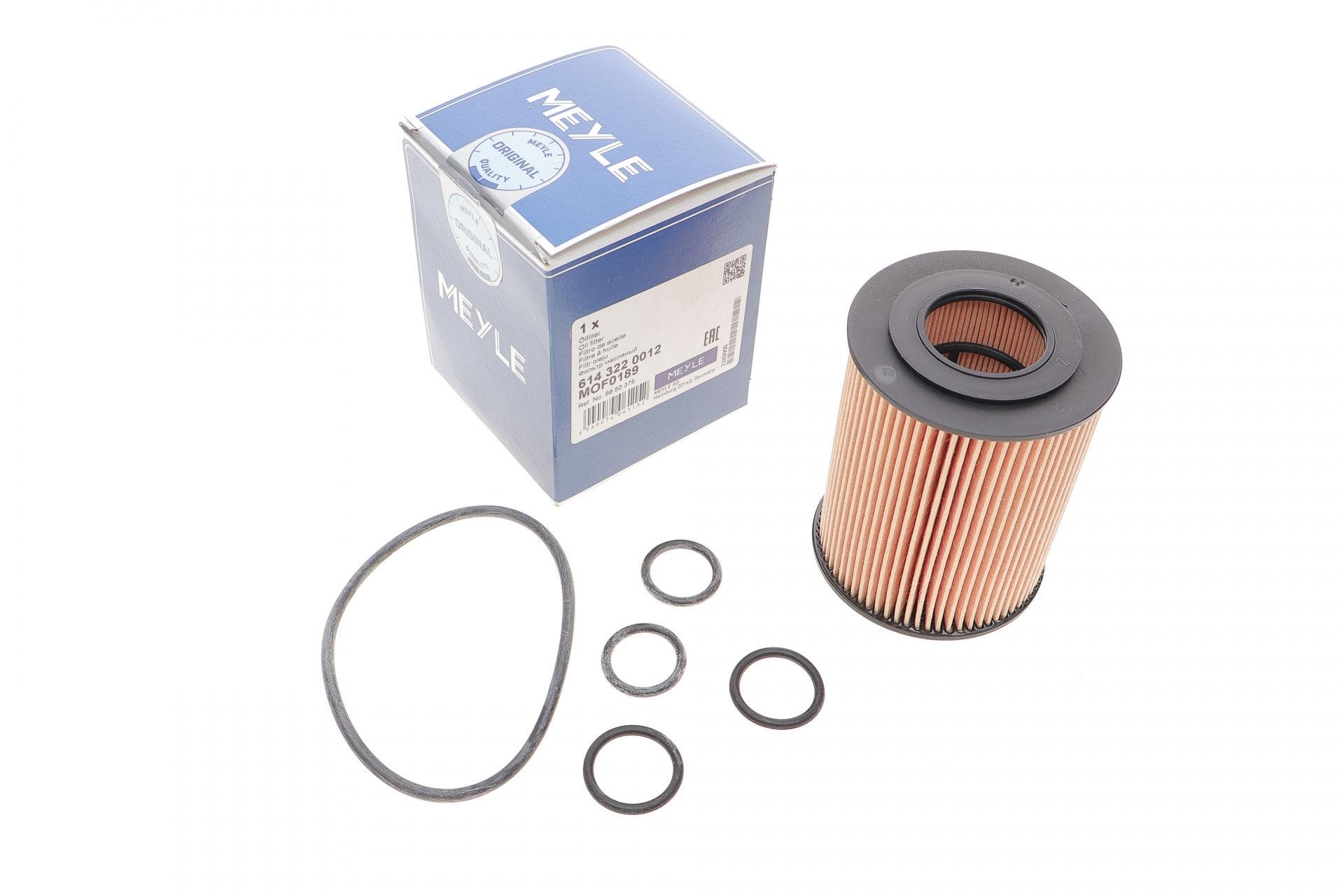 Фильтр масляный Meyle для Chevrolet Cruze/Trax/Opel Astra H/J/Corsa D/Meriva/Mokka/Zafira 1,7CDTI 06- (614 322 0012)