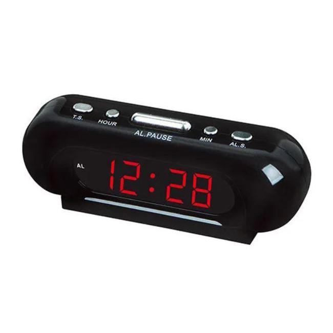 Часы настольные VST 716-1 с красной подсветкой (016953)