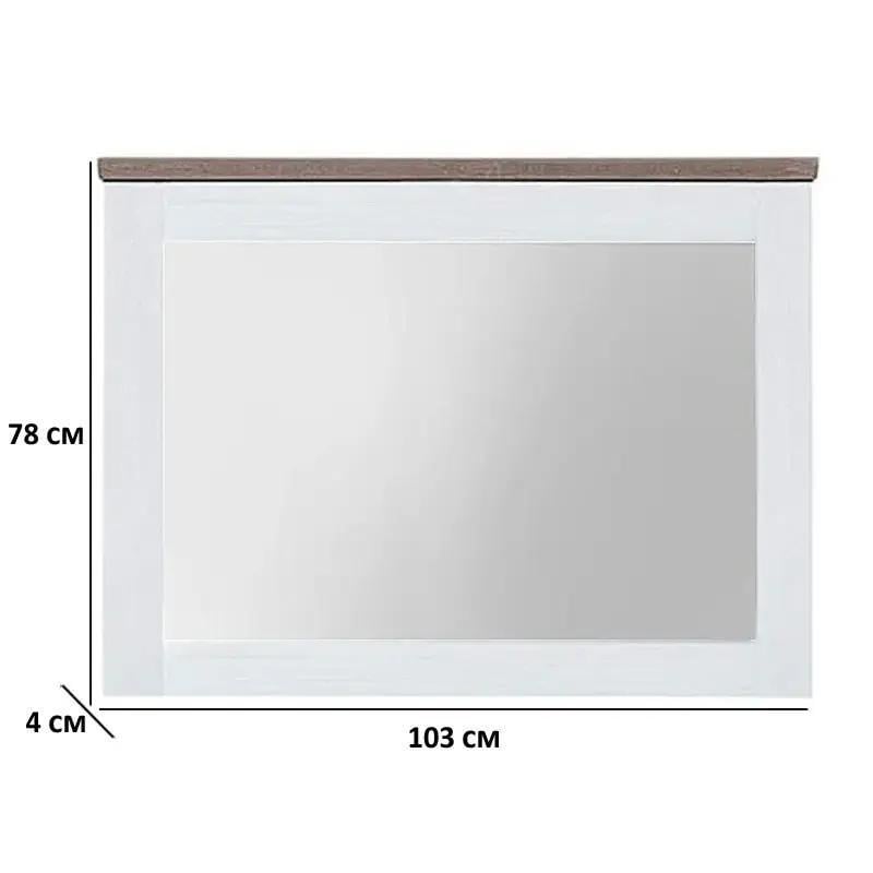 Дзеркало настінне Гербор Тіна LUS103 Сосна каньйон/Дуб сонома трюфель (GRB-1107) - фото 2 Дзеркало настінне Гербор Тіна LUS103 Сосна каньйон/Дуб сонома трюфель (GRB-1107) - фото 2