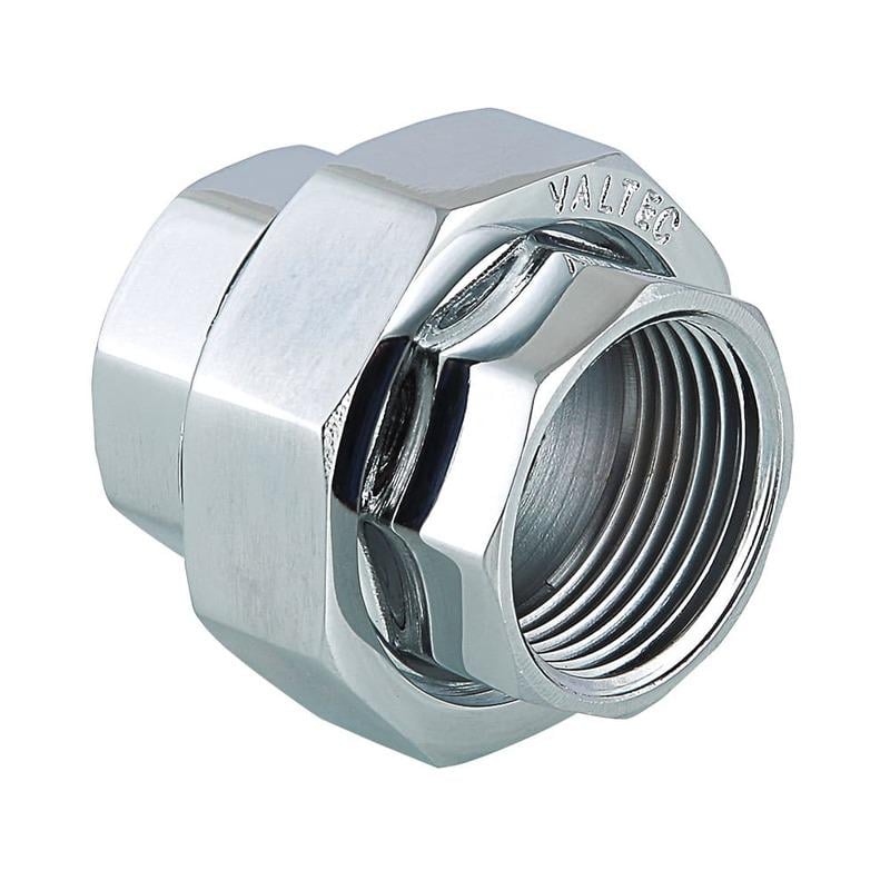 Фитинг резьбовой Valtec муфта разъемная ВН-ВН 3/4" Хром (VTr.340.C.0005)