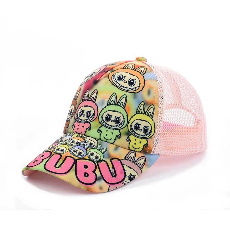 Кепка детская с сеткой Labubu с принтом 50-55 см