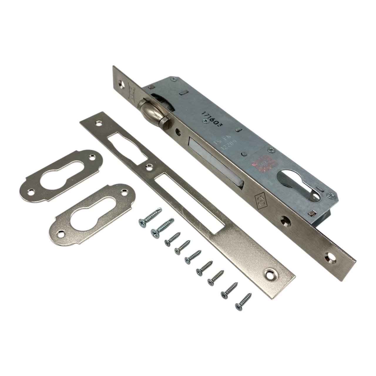 Замок врезной роликовый узкий Kale 255 на калитку/ворота или двери (290064)