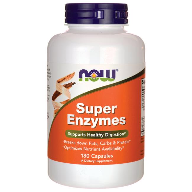 Комплекс ферментов и энзимов Now Super Enzymes 180 капс.