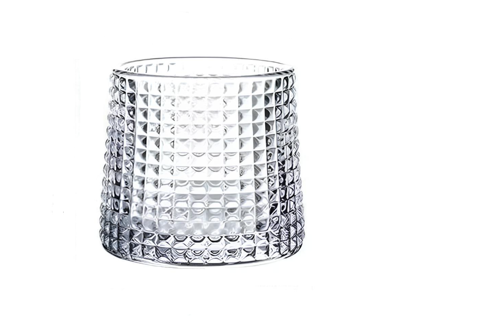 Склянка для віскі Glassware з фактурного скла 200 мл (slyg-8-1)