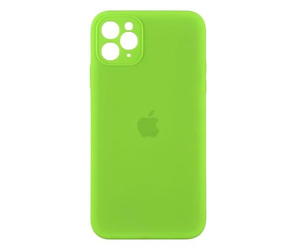 Чехол-накладка Silicone Case Square Full Camera для Apple iPhone 11 Pro Max 40, Shiny green