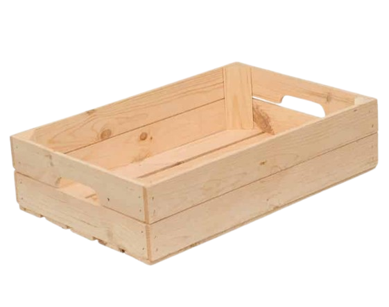 Ящик деревянный с ручками 60x40x15 см (26732072)