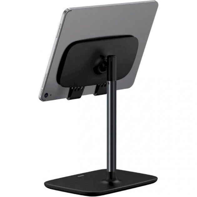 Держатель настольный для смартфона Baseus Indoorsy Youth Tablet Desk Stand Telescopic Version SUZJ-01 Black - фото 4