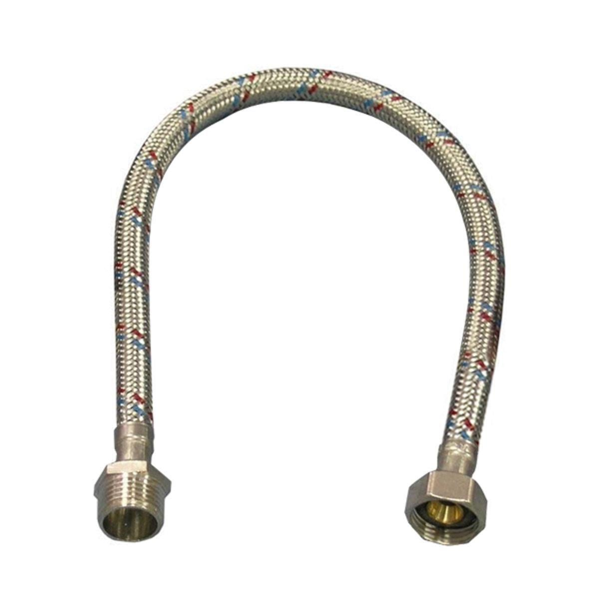 Шланг для подвода воды гибкий HLV Flex 1/2х1/2" ЗВ 1,2 м (30699)