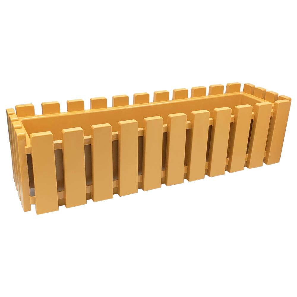 Горщик для квітів балконнийPoliwork Akasya 9 л 2 шт. Коричневий