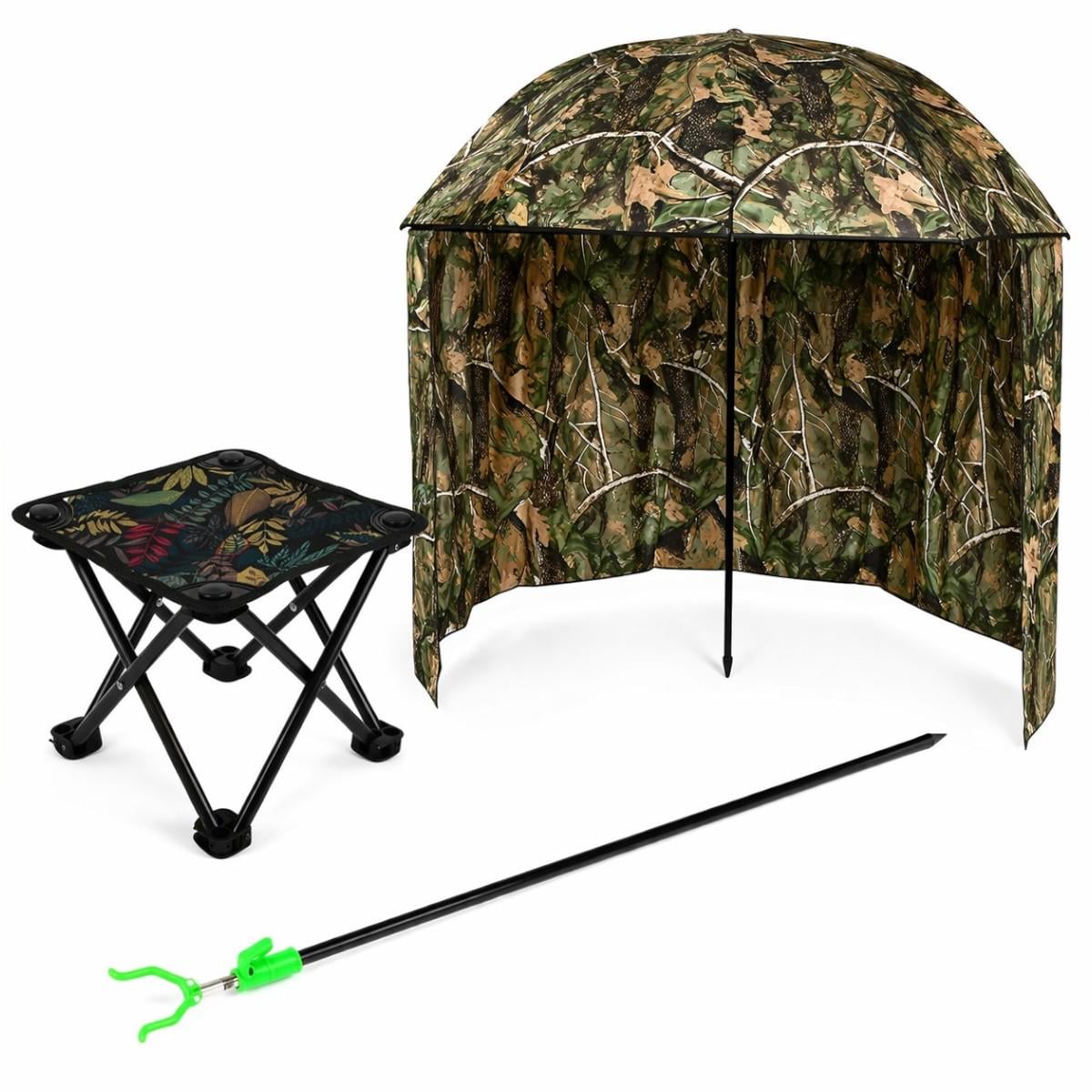 Набір для риболовлі KITUA 3в1 парасолька-намет зі складним табуретом та підставкою для вудки