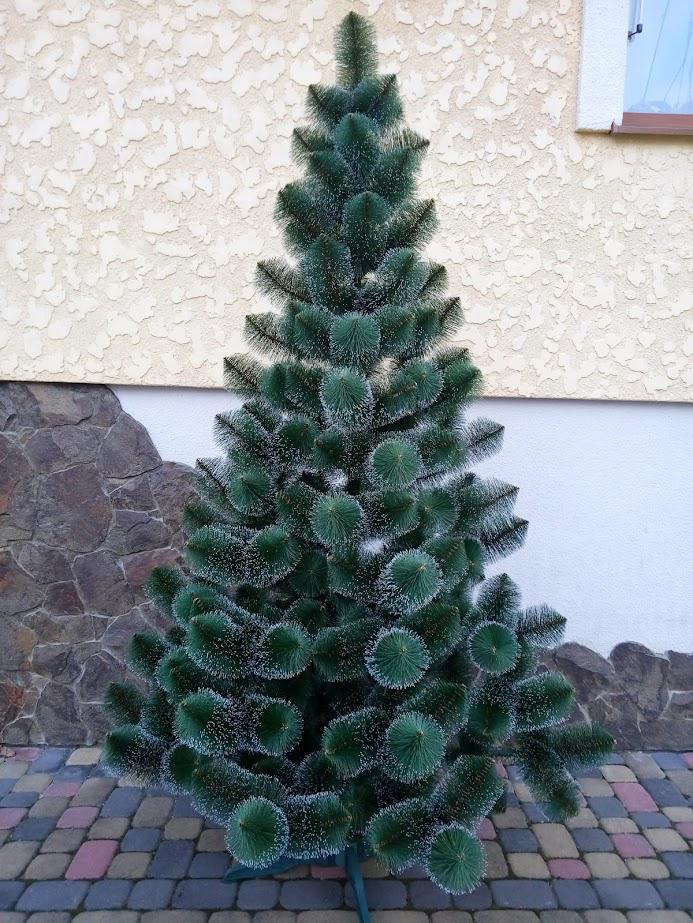 Штучна сосна з ПВХ та підставкою 2,3 м Темно-зелений/Білий (NYT15255) - фото 6 Штучна сосна з ПВХ та підставкою 2,3 м Темно-зелений/Білий (NYT15255) - фото 6