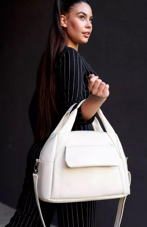 Женская сумка Sambag Vogue BKS Молочный (90159011) Женская сумка Sambag Vogue BKS Молочный (90159011)