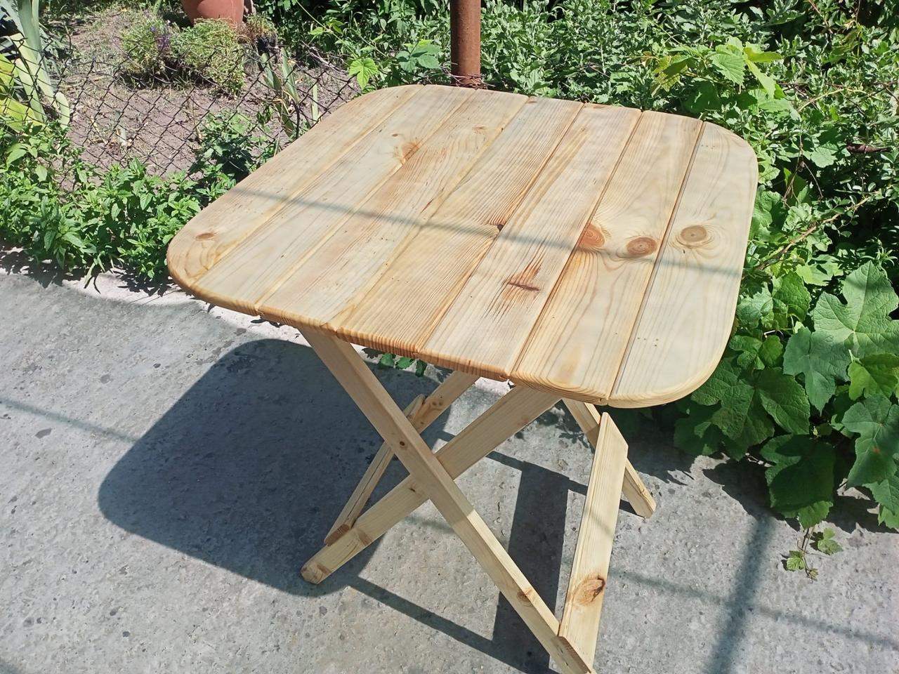 Стол деревянный из раскладной сосны (25442163) - фото 3