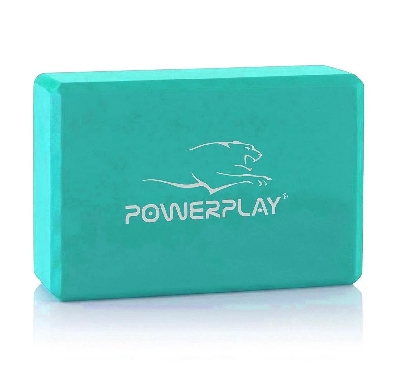 Блок для йоги PowerPlay 4006 Yoga Brick М'ятний