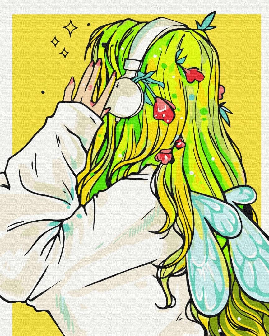Картина за номерами Brushme Playlist феї 48x60 см (BS53520L)