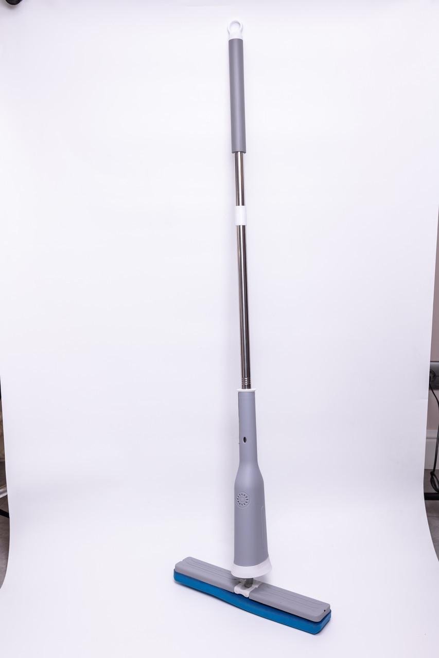 Швабра для мытья пола с отжимом универсальная 124 см 360° - фото 3