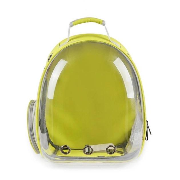 Раздвижной рюкзак для переноски домашних питомцев CosmoPet CP-15 42х31х29 см Yellow (3_04870) - фото 2