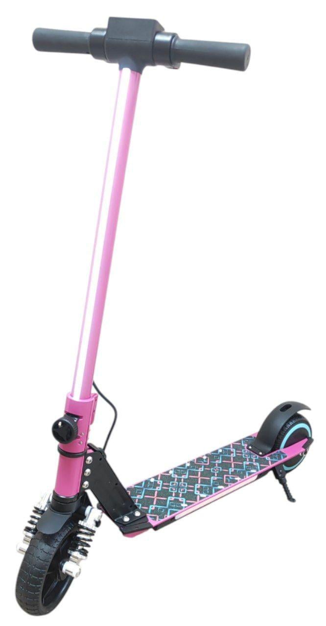 Електросамокат дитячий Bolttec Kids Max з переднім амортизатором Рожевий (26274466)