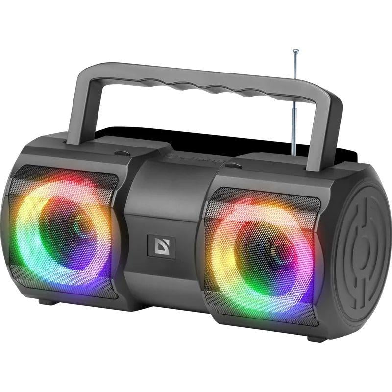 Портативная Bluetooth-колонка Defender Beatbox 1,0 20 Вт с FM-радио Черный (65420)