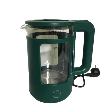 Чайник електричний дисковий Rainberg RB-2220 2200W скляний 2 л (2338915439)