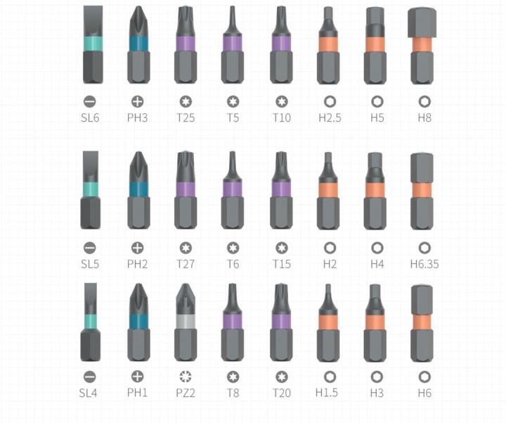 Набор отверток с трещоткой Duka RS1 Black - фото 5