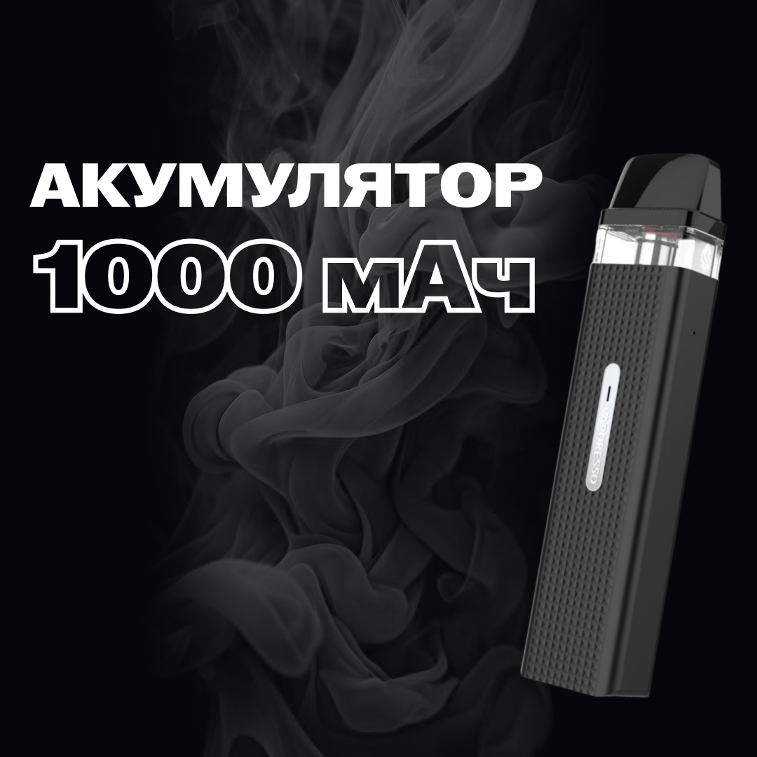 POD-система Vaporesso XROS MINI Pod Kit многоразовая 1000 mAh 2 мл Black (93d7e57a) - фото 4