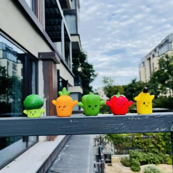 Набір ігровий пальчиковий театр овочі/фрукти 5 шт. - фото 2 Набір ігровий пальчиковий театр овочі/фрукти 5 шт. - фото 2