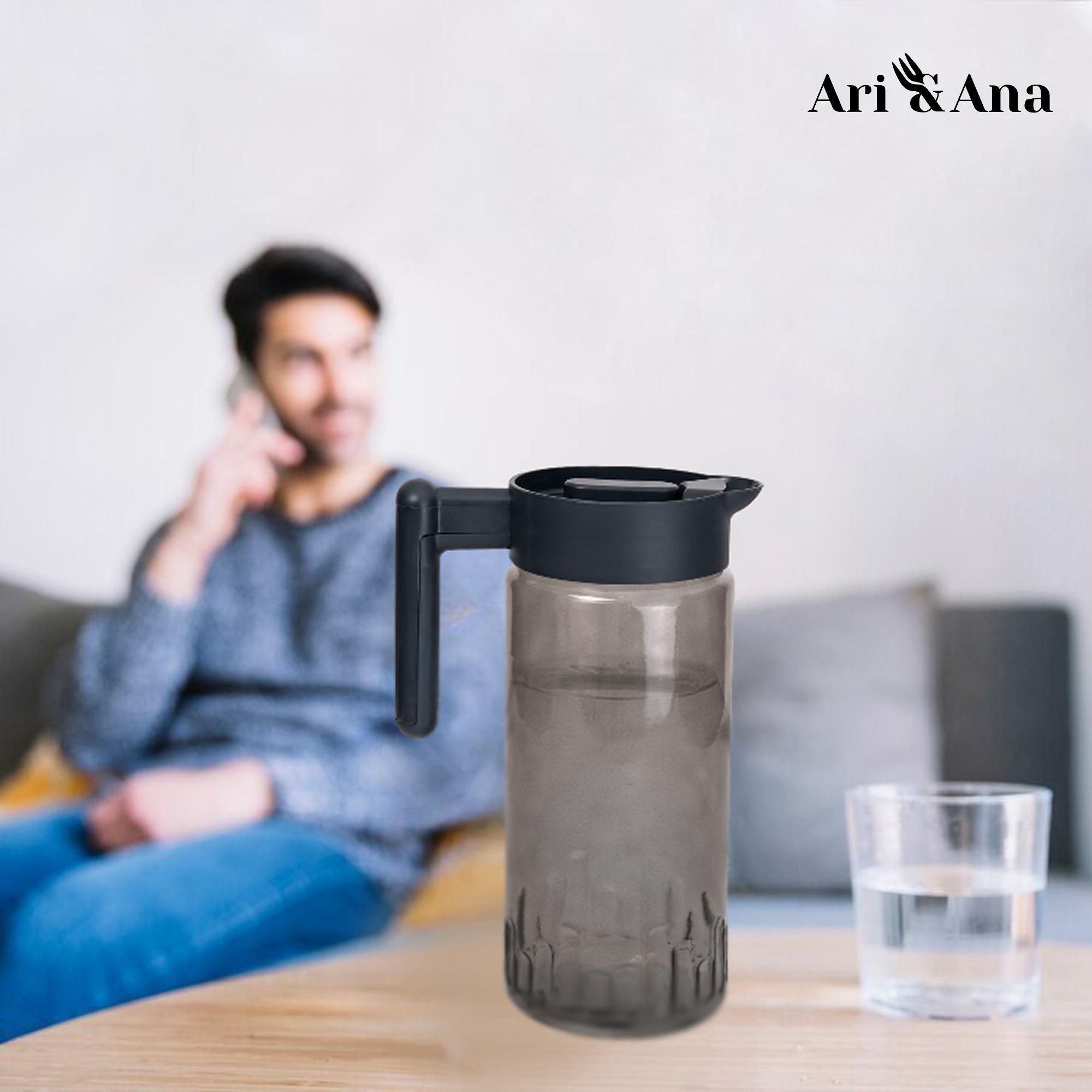 Глечик для води та лимонаду Herevin Lemonade 1,46 л з ручкою Сірий - фото 5