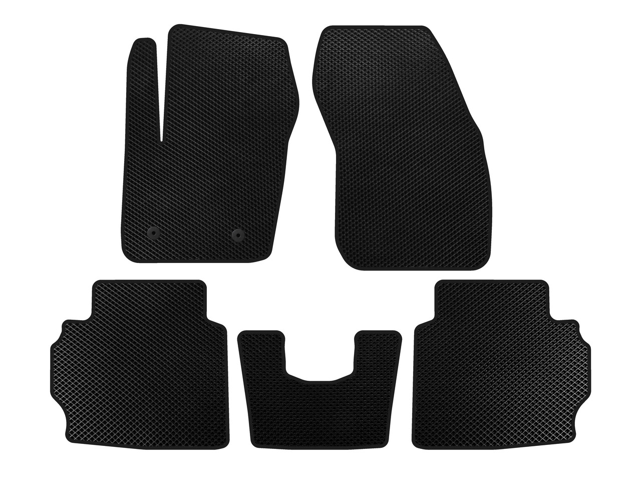 Автоковрики Digital Designs Ford Mondeo V 2014-2022 5 шт. Черный (2531168429)